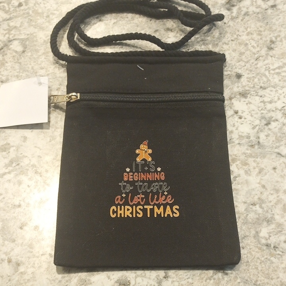 Hobby Lobby Black Festive Crossbody Bag